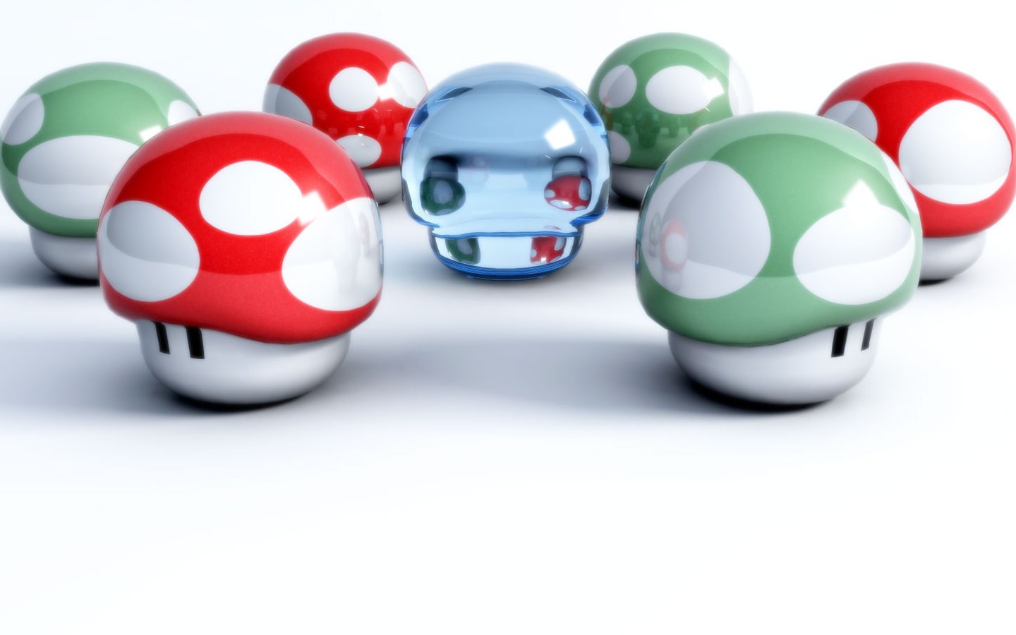 colorful mushroom characters