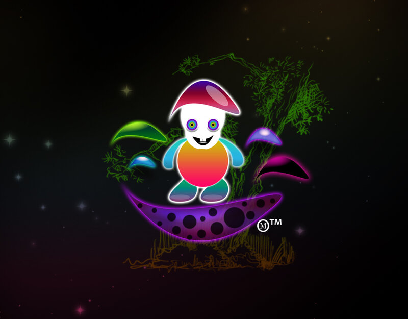Colorful Mushroom Creature