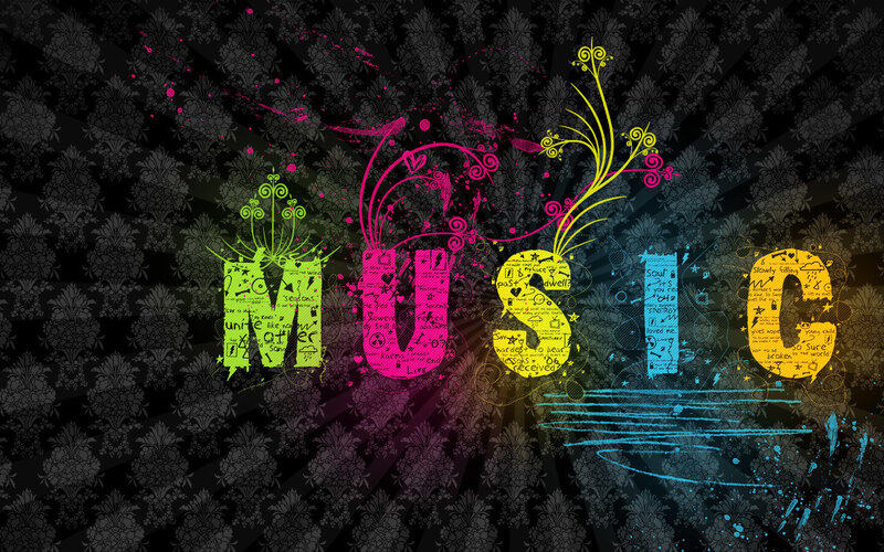 colorful music art wallpaper