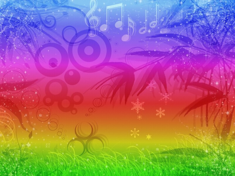 colorful music background