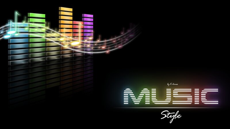 Colorful Music Equalizer — Black, Dynamic