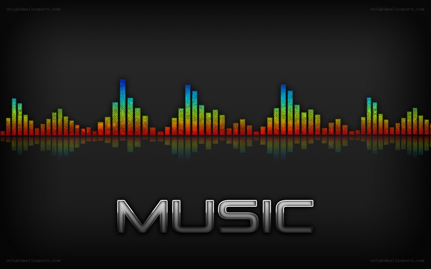 colorful music equalizer