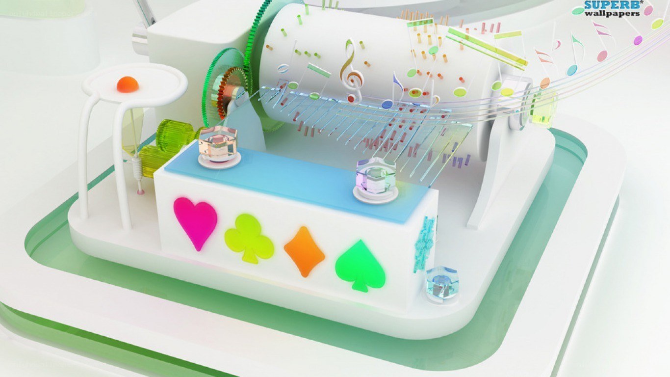 Colorful music machine