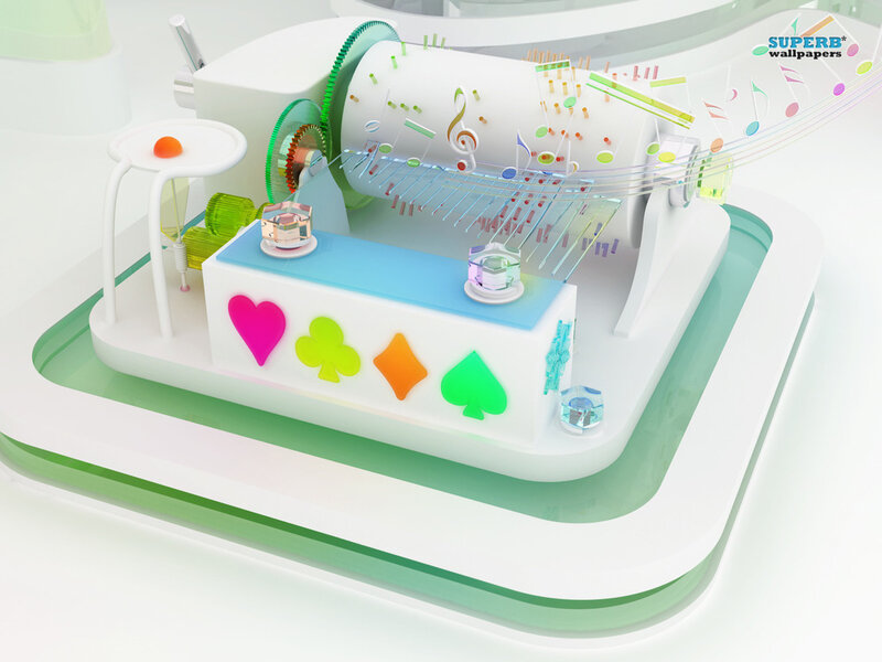 Colorful Music Machine — White