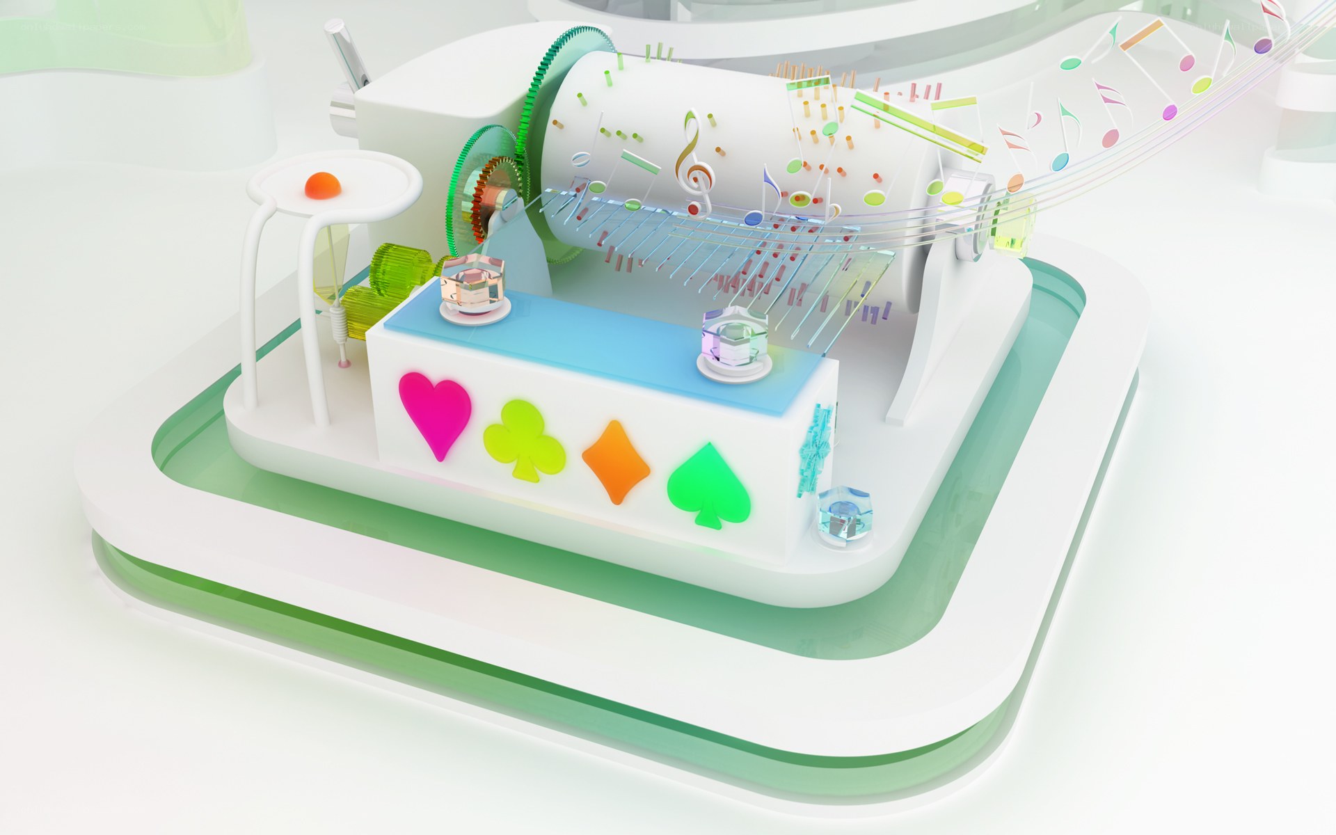 Colorful music machine