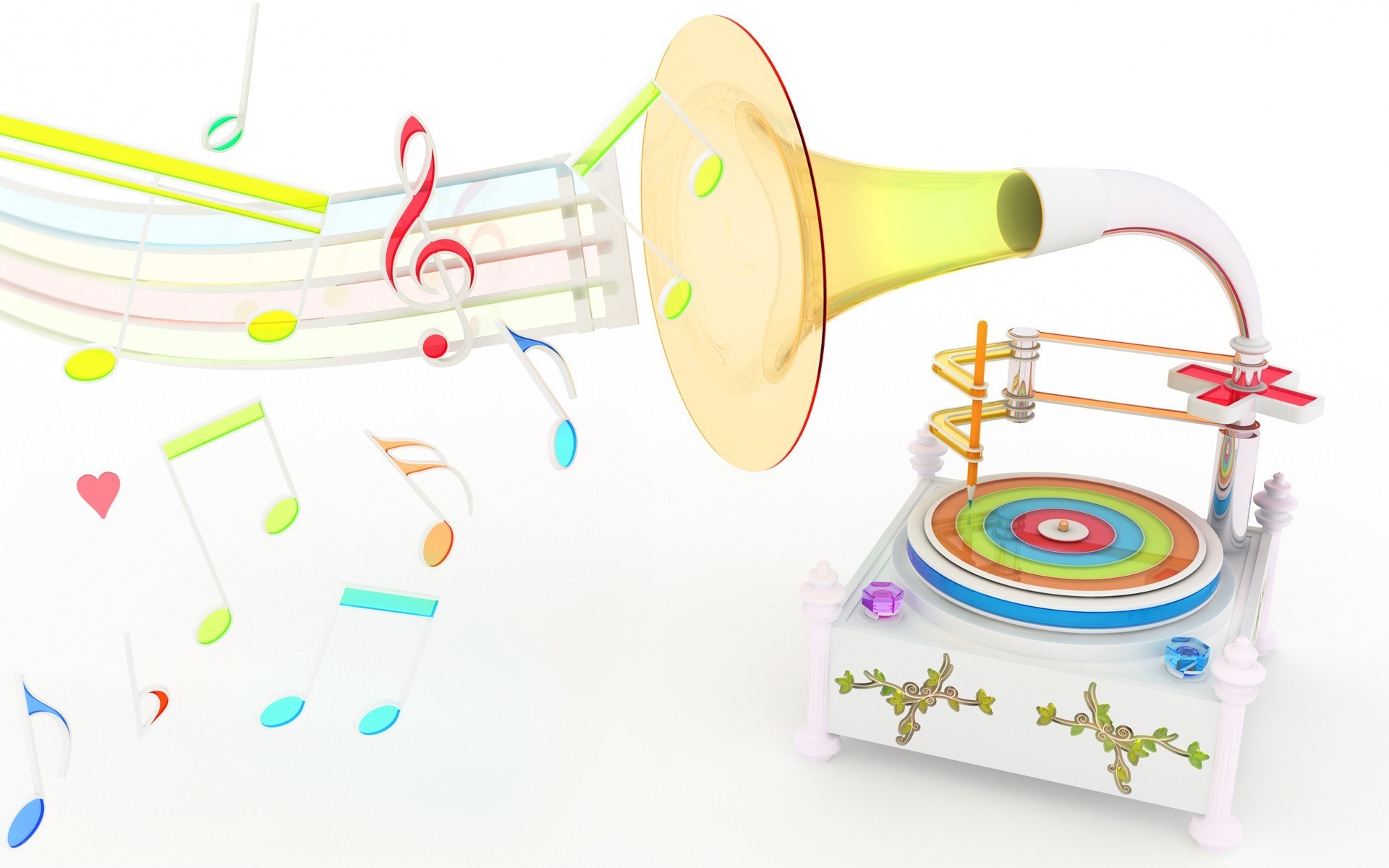 Colorful music player
