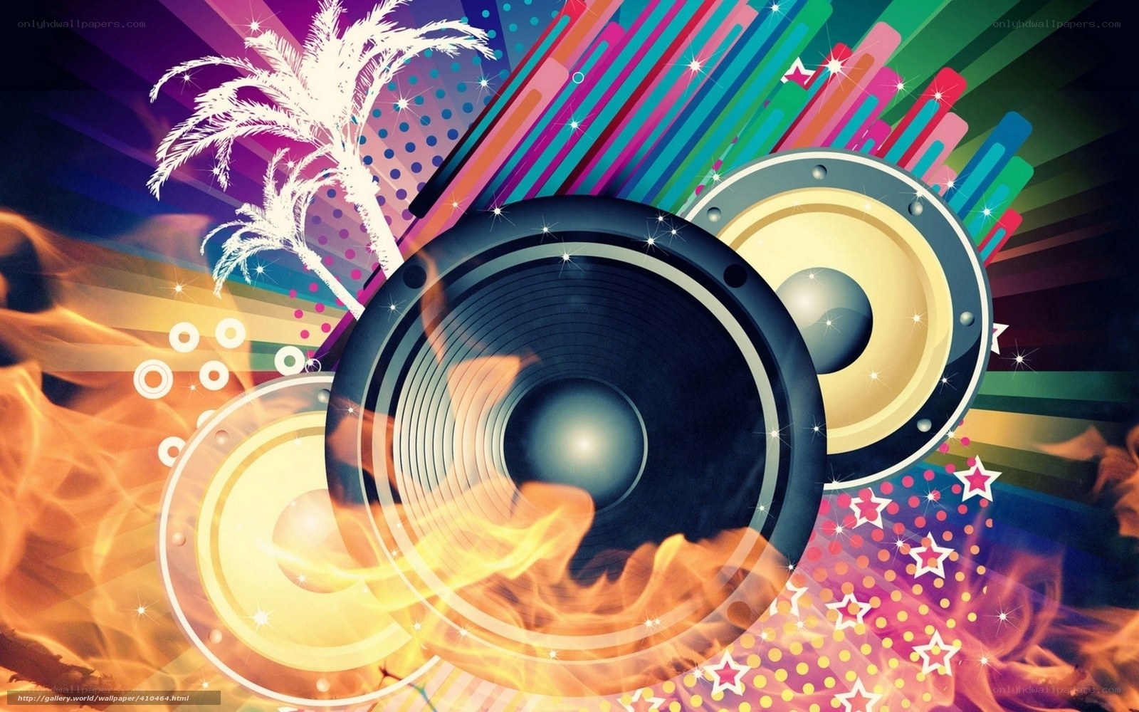 Colorful music speaker design