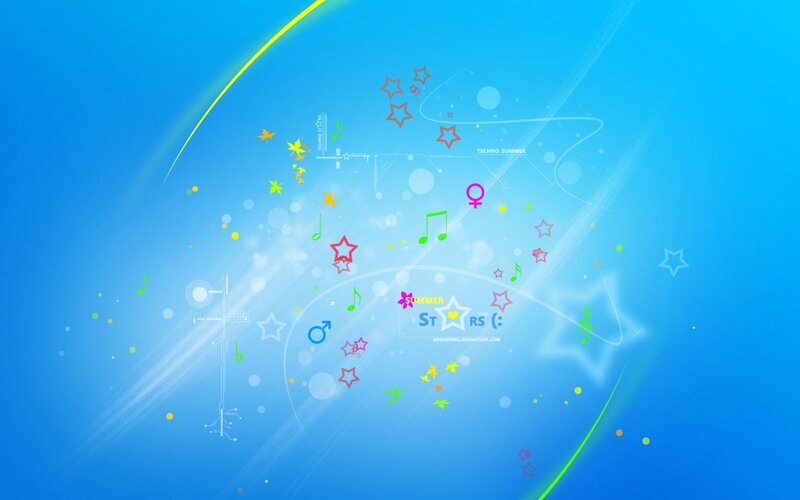 colorful music stars wallpaper