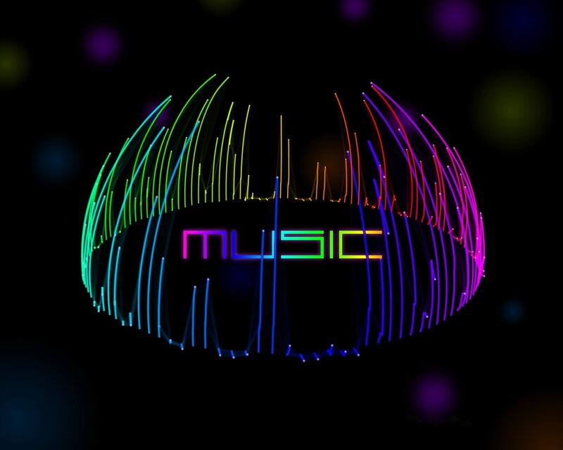 colorful music visualizer