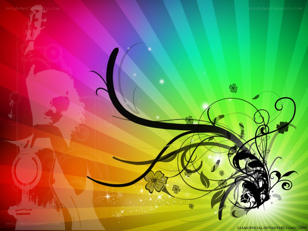colorful music wallpaper