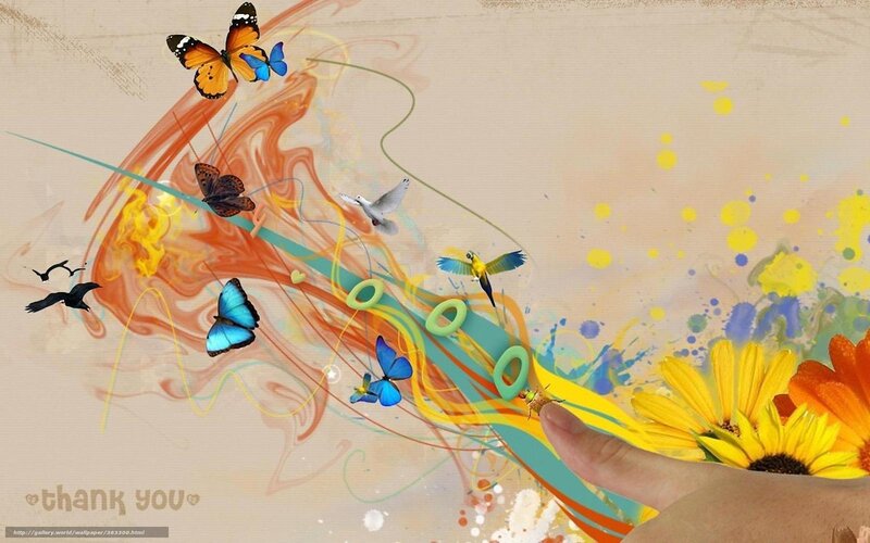 colorful nature art with hand