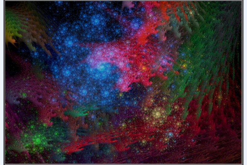 Colorful Nebula Cloud — Blue, Cosmic