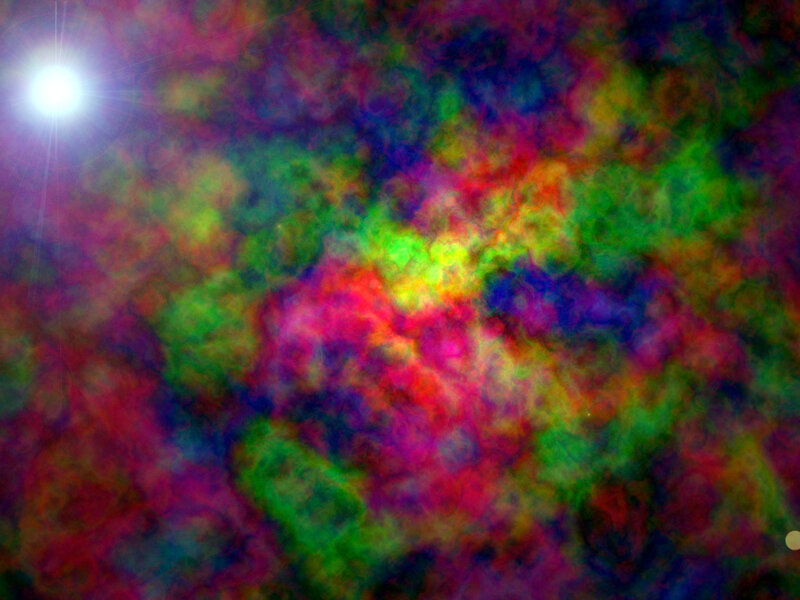 Colorful Nebula Cloud