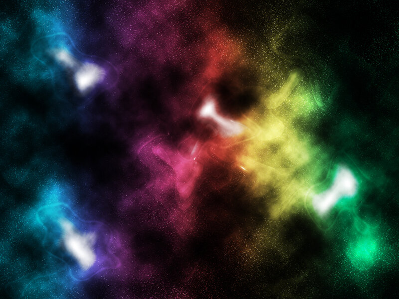Colorful Nebula Clouds — Purple, Cosmic, Digital Art