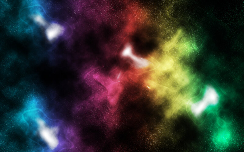 Colorful Nebula Clouds — Purple