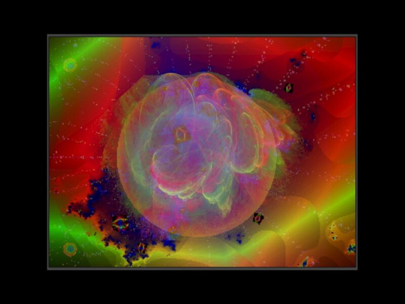 Colorful Nebula Formation
