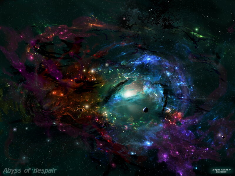 Colorful Nebula in Space — Purple, Cosmic