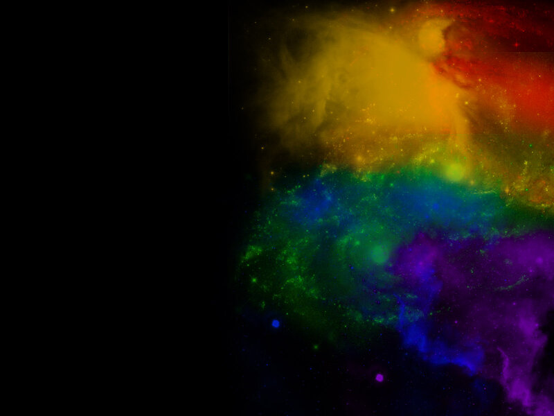 Colorful Nebula in Space — Purple, Dramatic, Night, Digital Art, Stars, Gas Clouds, Cosmic Dust, Blue