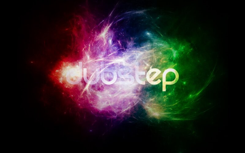Colorful Nebula with Text