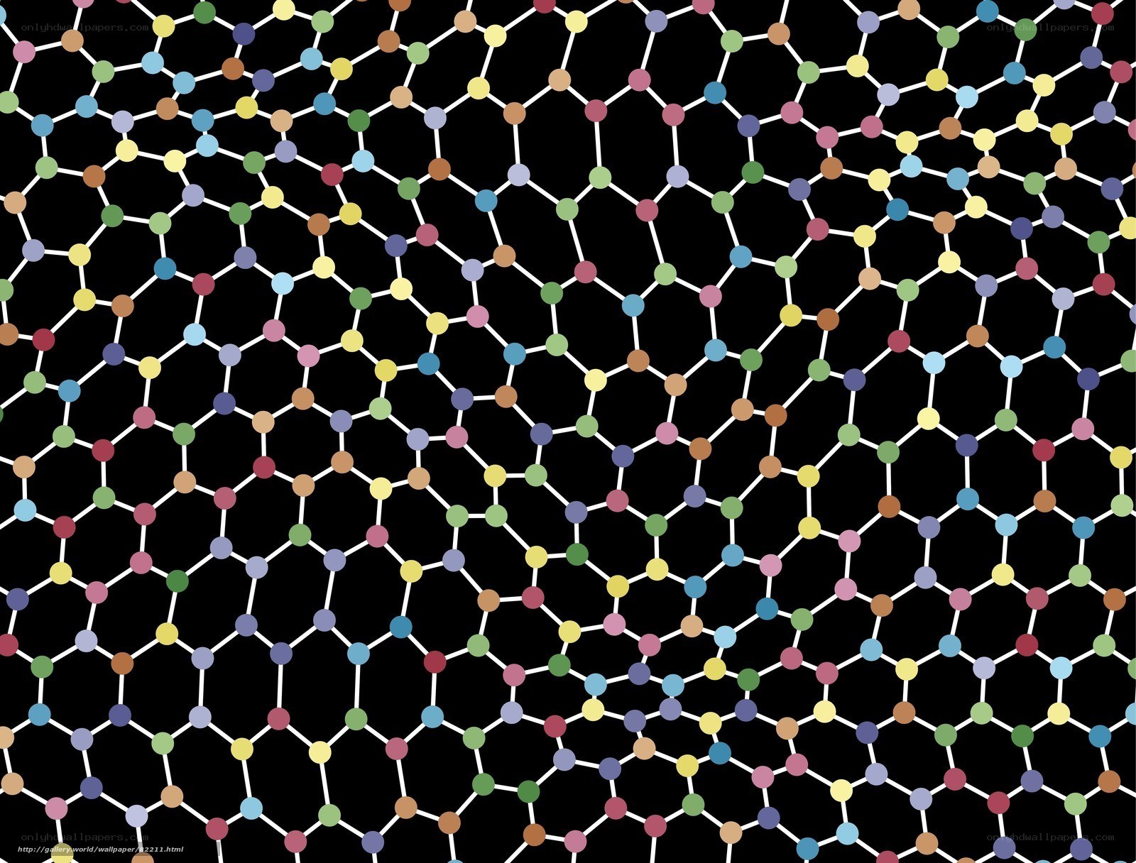 colorful network pattern