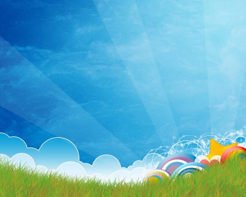 Colorful Objects on Grass
