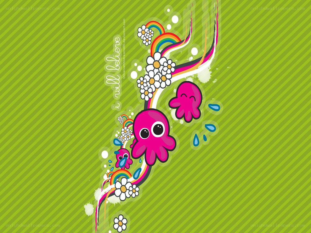 colorful octopus wallpaper