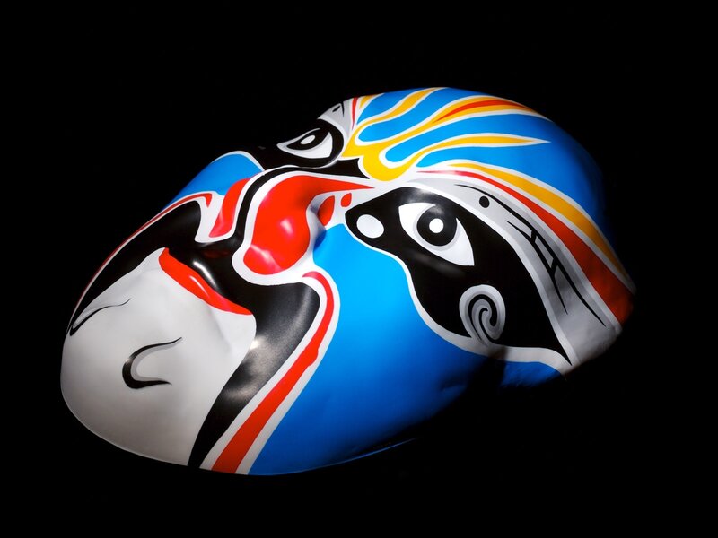 colorful opera mask