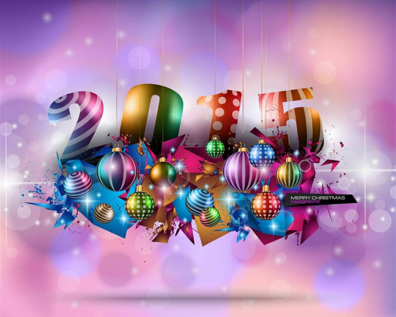 Colorful Ornaments and Numbers