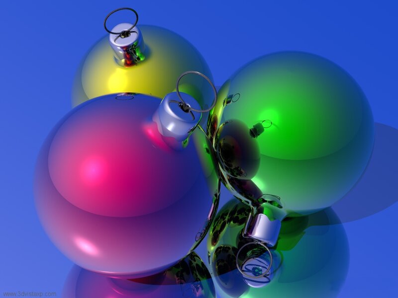 Colorful Ornaments — Blue, Calm