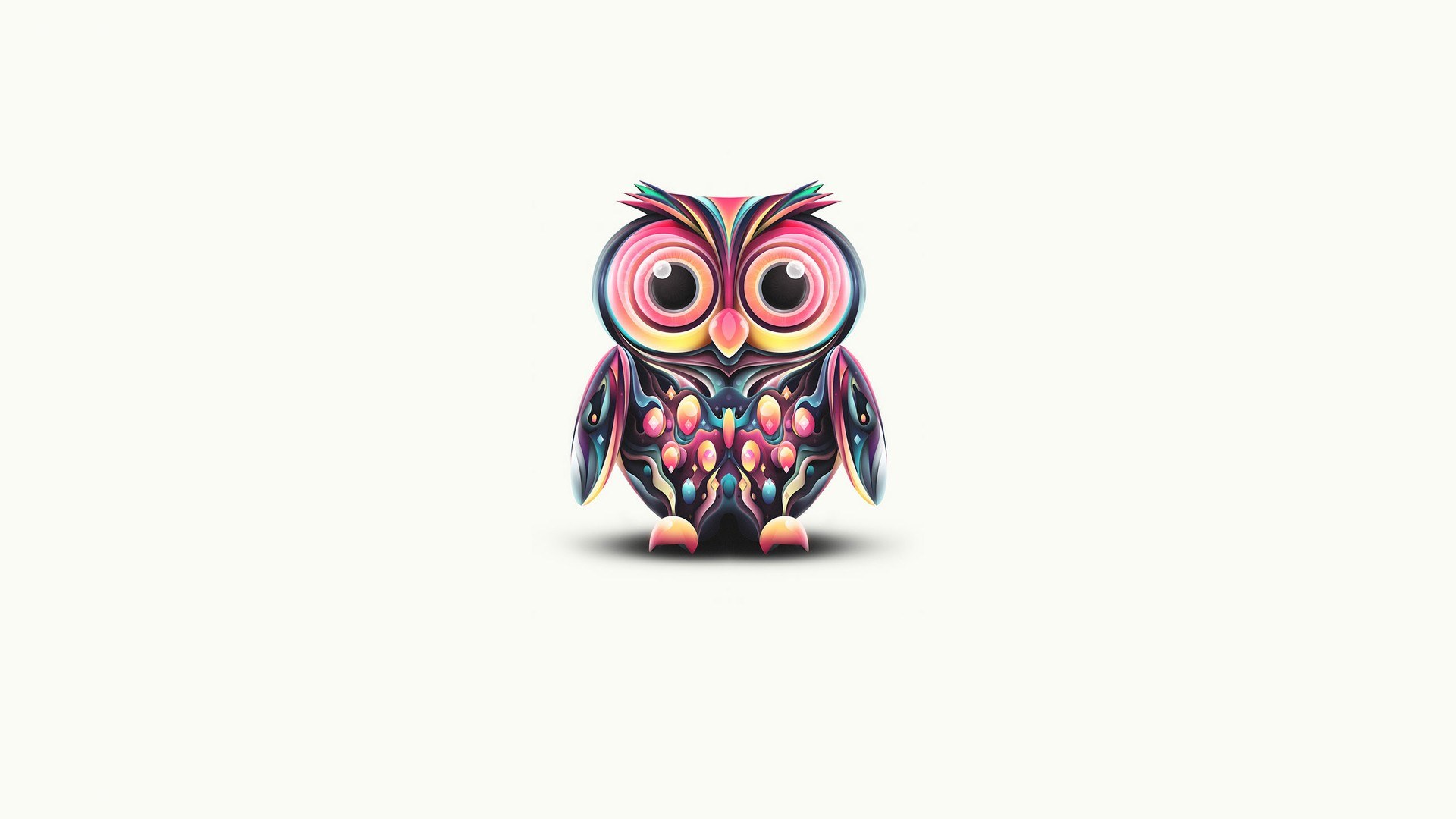 colorful owl illustration
