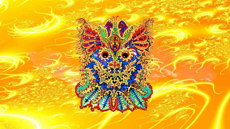 Colorful Owl Mask