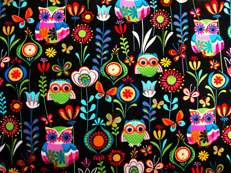 Colorful Owl Pattern