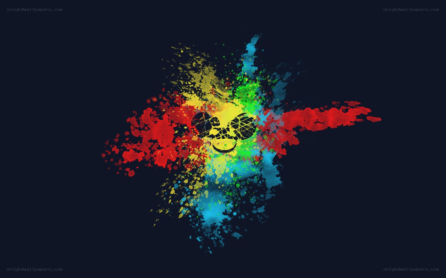 colorful paint explosion art
