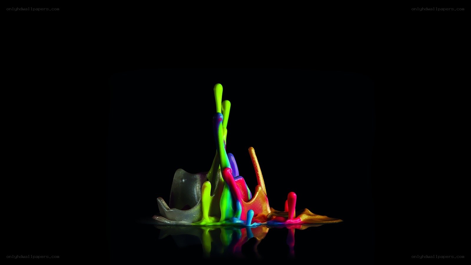 colorful paint splash