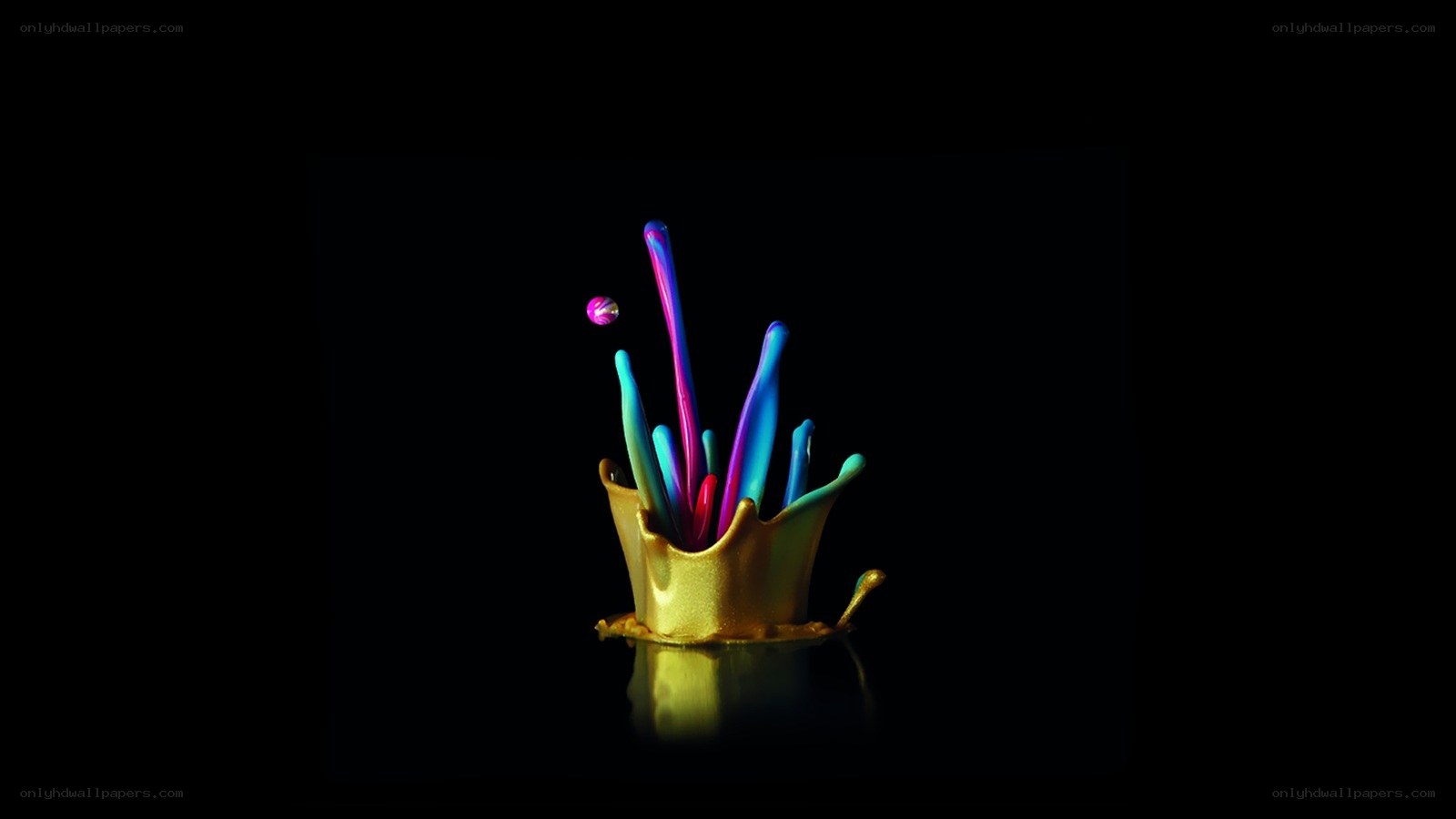 colorful paint splash