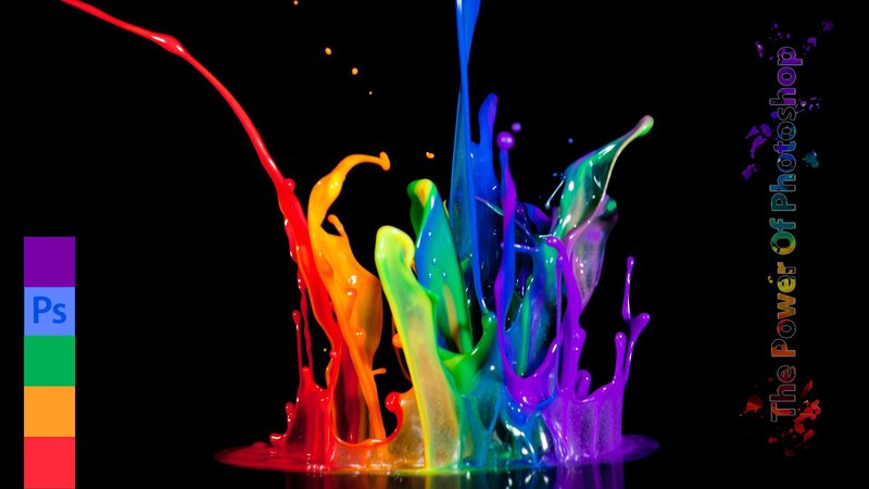 colorful paint splash