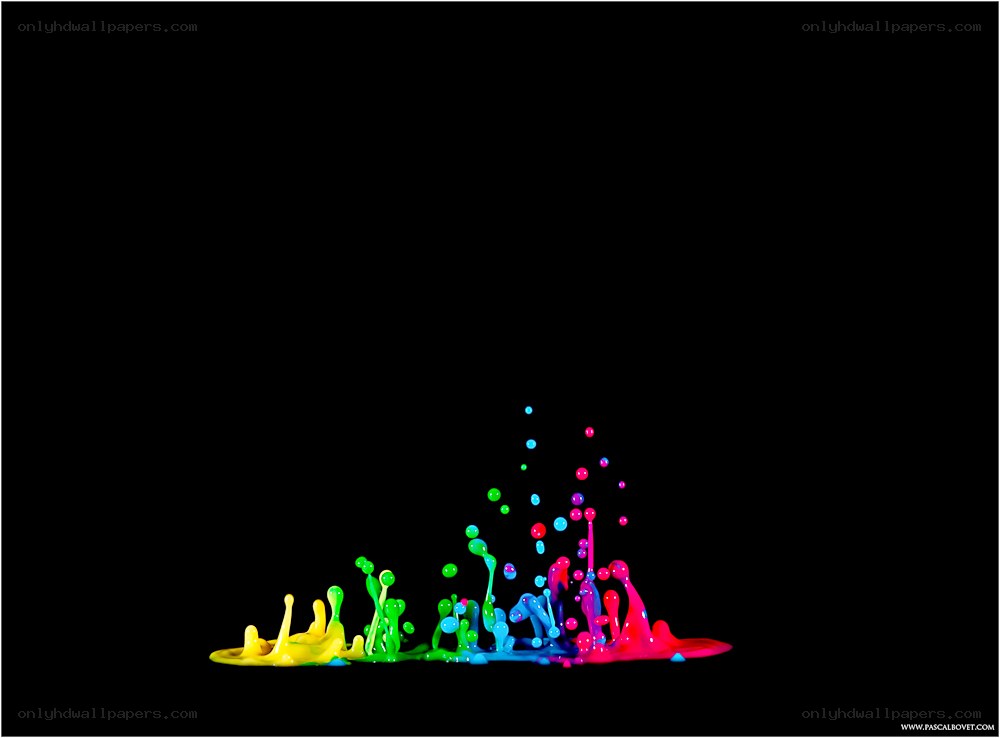 colorful paint splatter