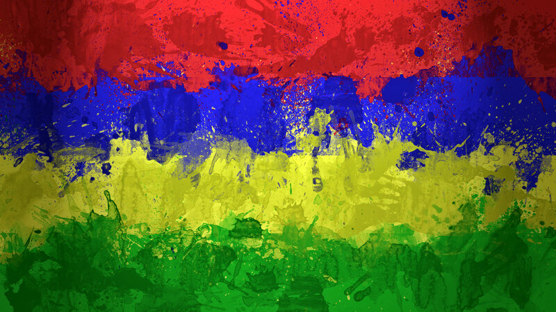 colorful paint splatter art