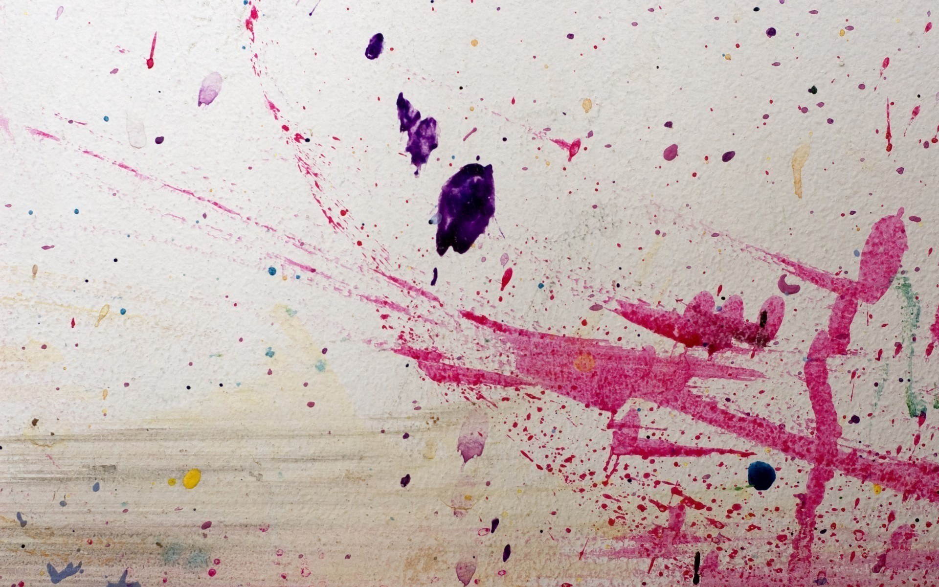 colorful paint splatter art