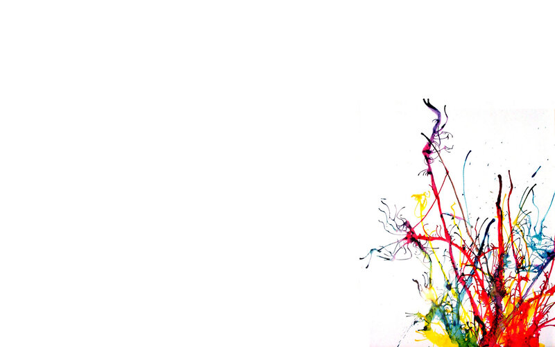 colorful paint splatter art