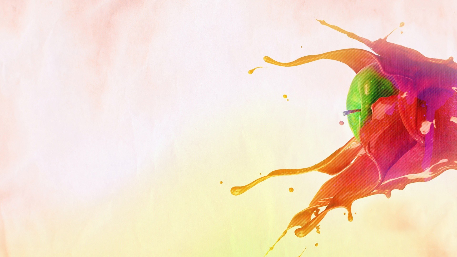 colorful paint splatter art