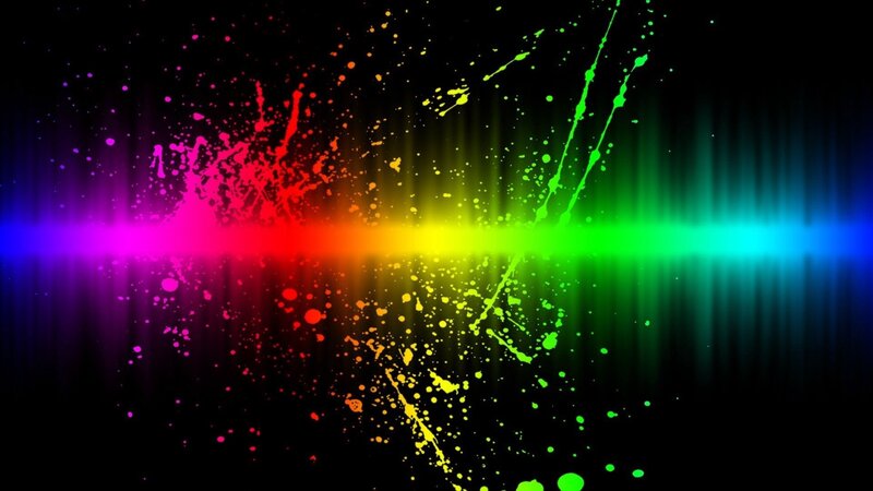 colorful paint splatter background