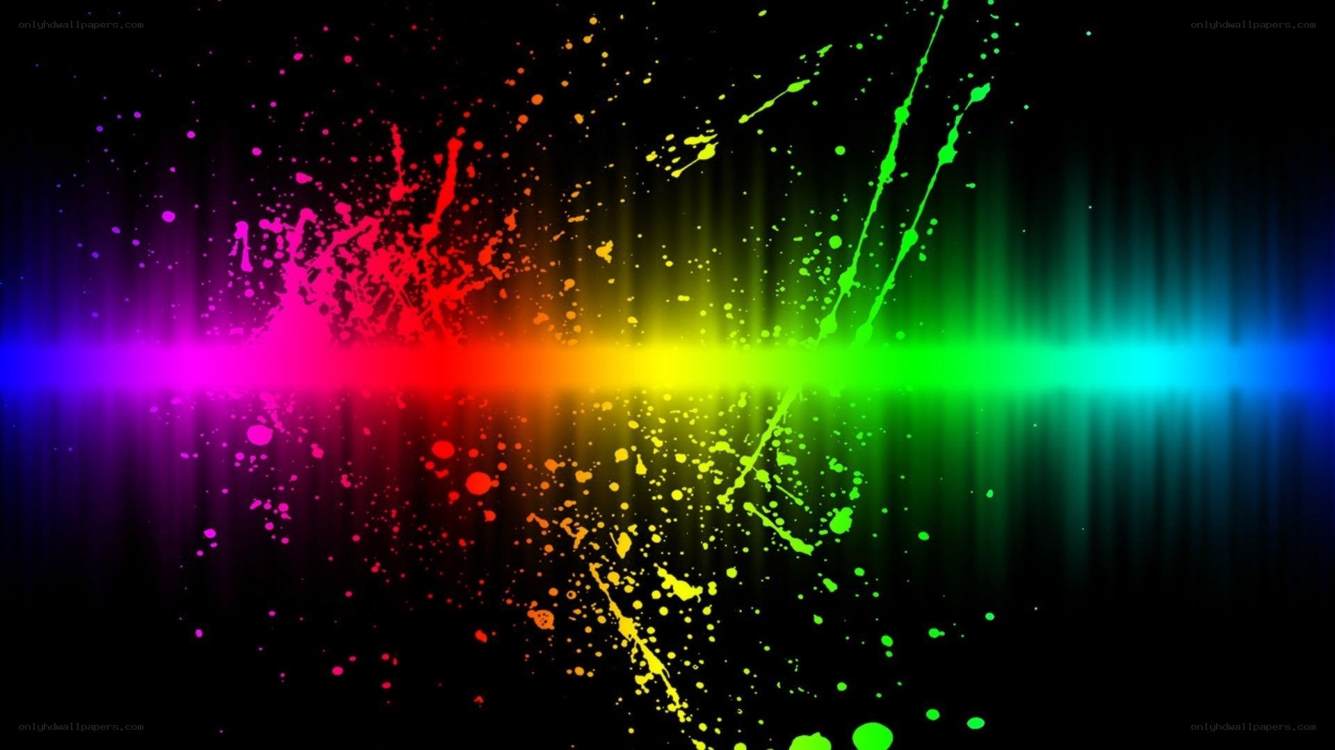 colorful paint splatter background