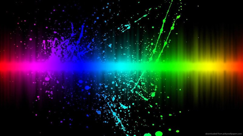 colorful paint splatter background