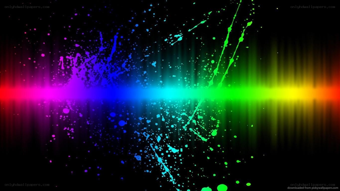 colorful paint splatter background