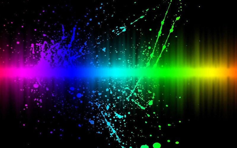 colorful paint splatter background