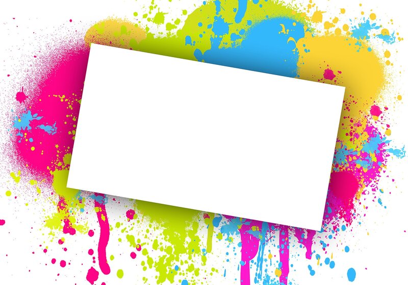 colorful paint splatter background