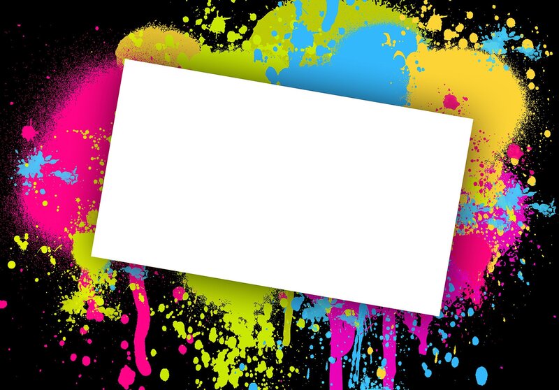 colorful paint splatter background