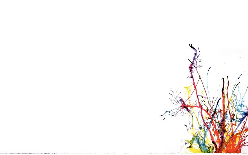 Colorful Paint Splatters — Red, Vibrant