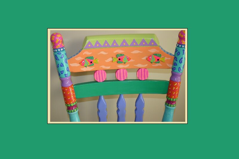Colorful Painted Chair